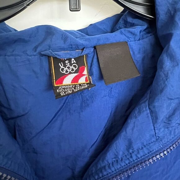 vintage USA Olympics rain jacket size Medium J. C. Penney - Picture 3 of 7